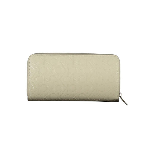 Calvin Klein Beige Polyethylen Damen Geldbörse
