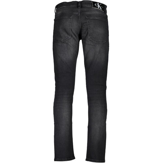 Calvin Klein Schwarz Baumwolle Männer Jeans
