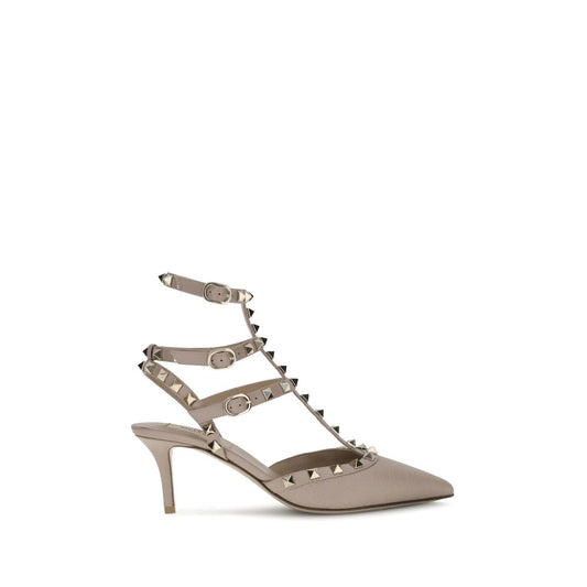 Valentino Garavani Graue Kalbsleder Bos Taurus High Heels