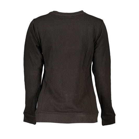 Cavalli Class Schwarzer Baumwollpullover für Frauen