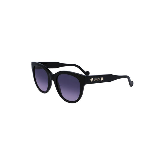 Liu Jo Schwarze Acetat-Sonnenbrille für Frauen