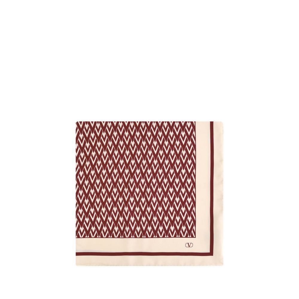 Valentino Garavani Seidenschal in Rot