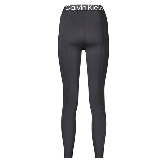 Calvin Klein Schwarze Polyester Damen Leggings