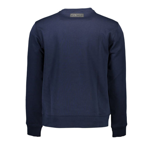 Plein Sport Blauer Baumwollpullover für Männer