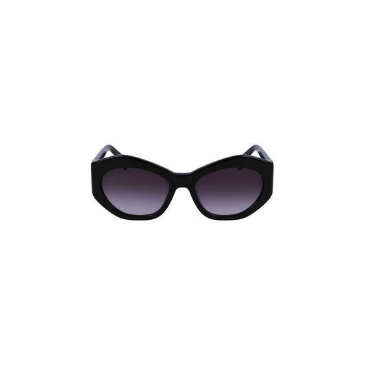 Liu Jo Schwarze Acetat-Sonnenbrille für Frauen