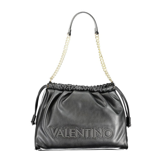 Mario Valentino Schwarze Polyethylen-Handtasche