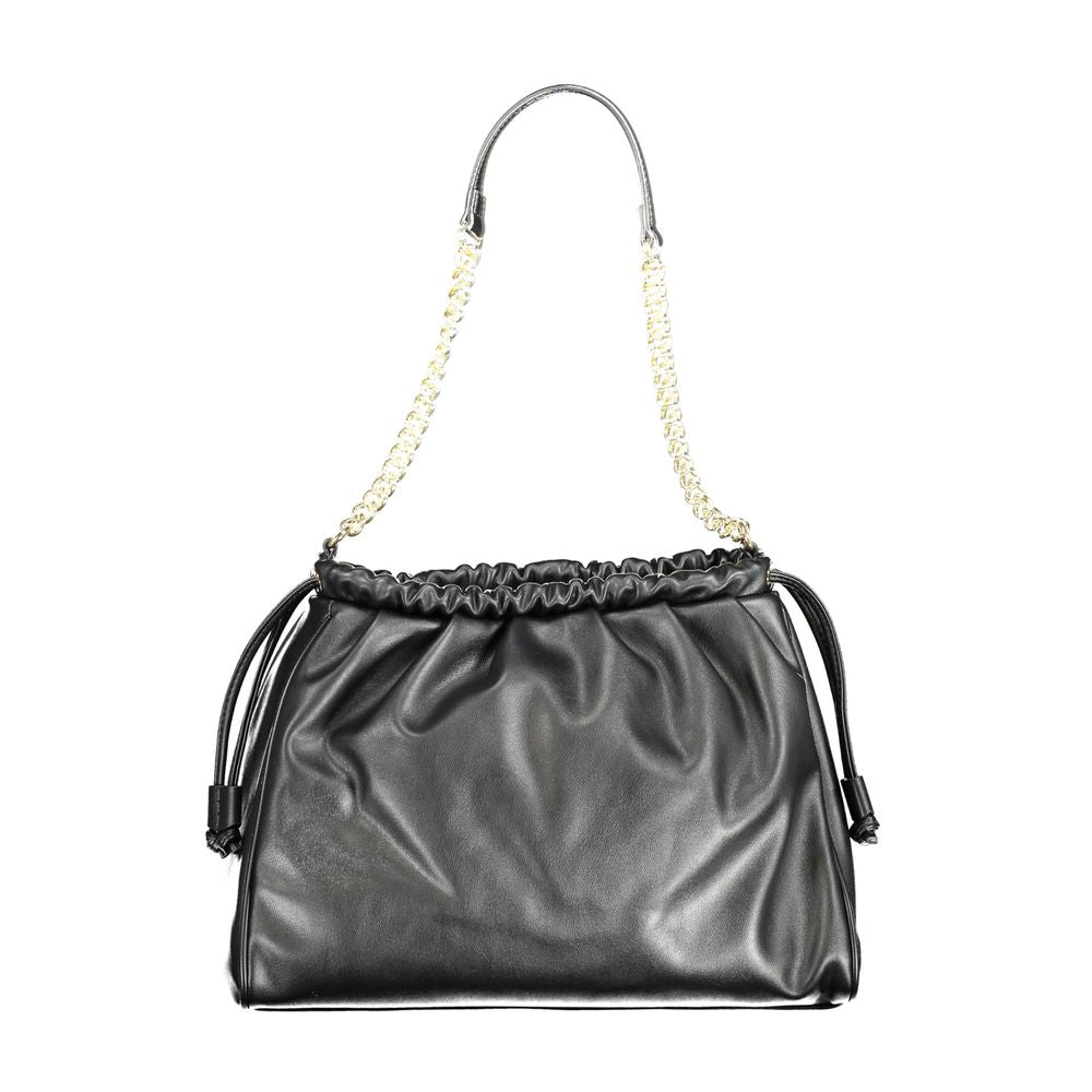 Mario Valentino Schwarze Polyethylen-Handtasche