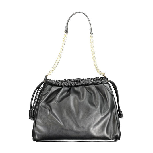 Mario Valentino Schwarze Polyethylen-Handtasche