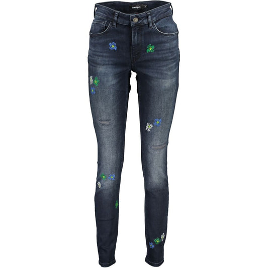 Desigual Blaue Baumwolle Frauen Jeans