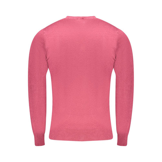 Cavalli Class Roter Viskose Pullover für Männer