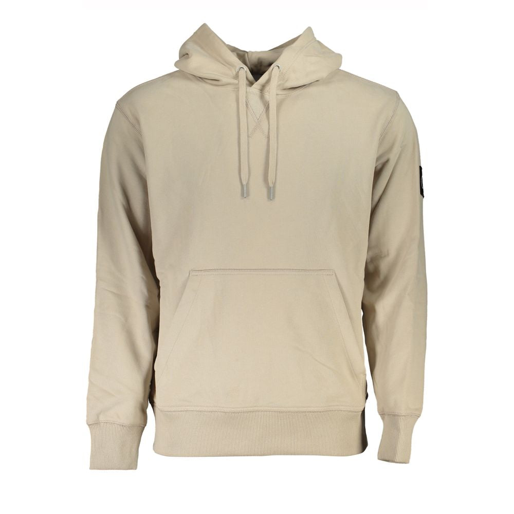Calvin Klein Baumwoll-Sweatshirt in Beige