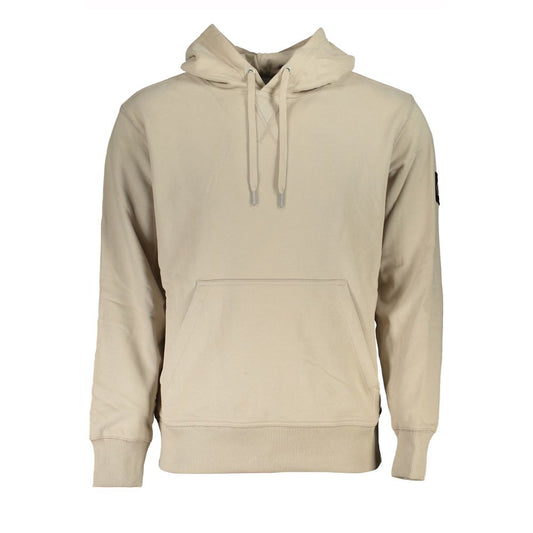 Calvin Klein Baumwoll-Sweatshirt in Beige