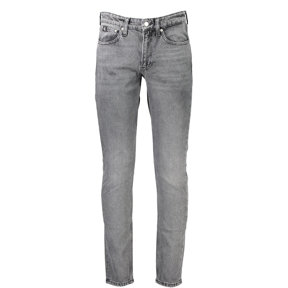 Calvin Klein Graue Baumwolle Männer Jeans