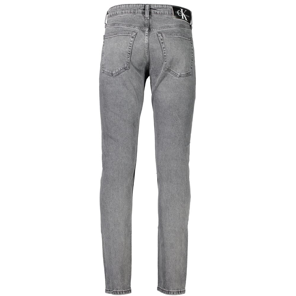 Calvin Klein Graue Baumwolle Männer Jeans