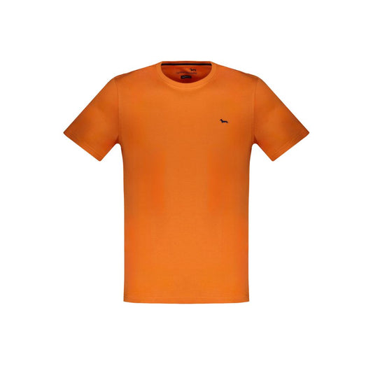 Harmont & Blaine Orangefarbenes T-Shirt aus Baumwolle