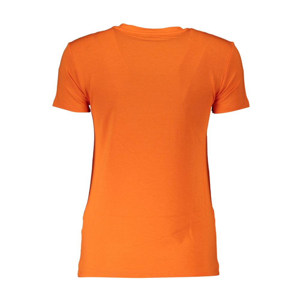 Patrizia Pepe Orange Elastan Frauen Top
