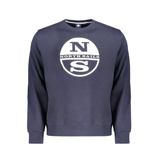 North Sails Blauer Baumwollpullover für Männer