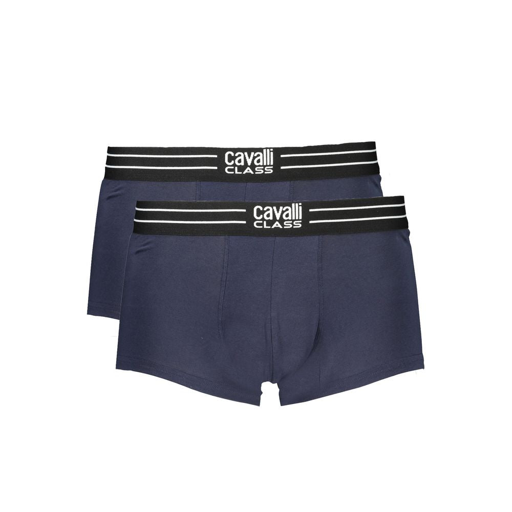 Cavalli Class Blau Baumwolle Männer Boxer