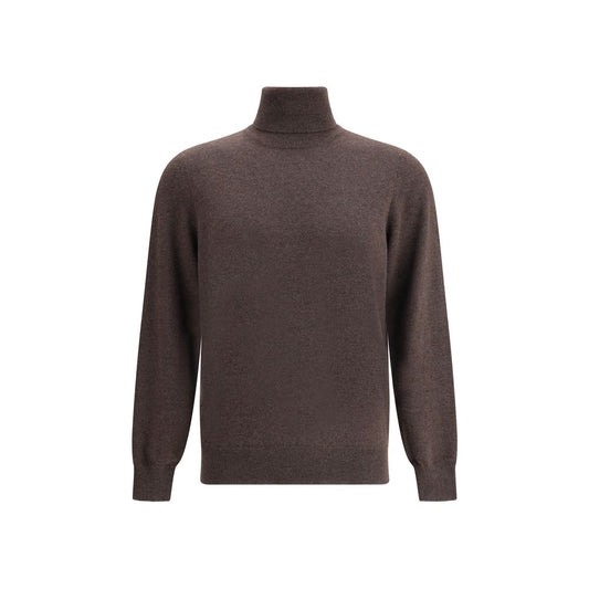 Brunello Cucinelli Brauner Kaschmir-Pullover