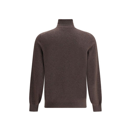 Brunello Cucinelli Brauner Kaschmir-Pullover