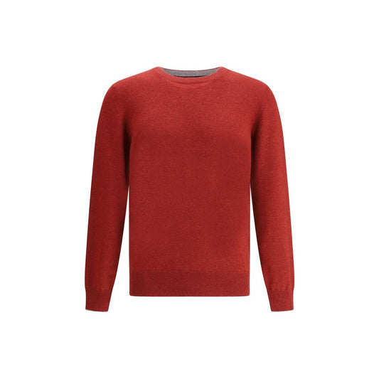 Brunello Cucinelli Kaschmirpullover in Rot