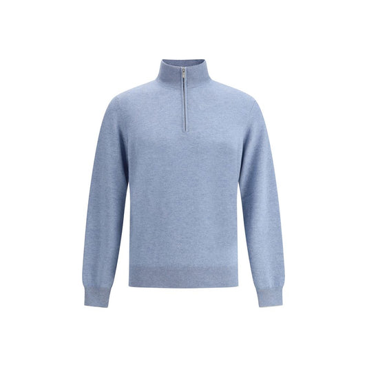 Brunello Cucinelli Hellblauer Kaschmir-Pullover