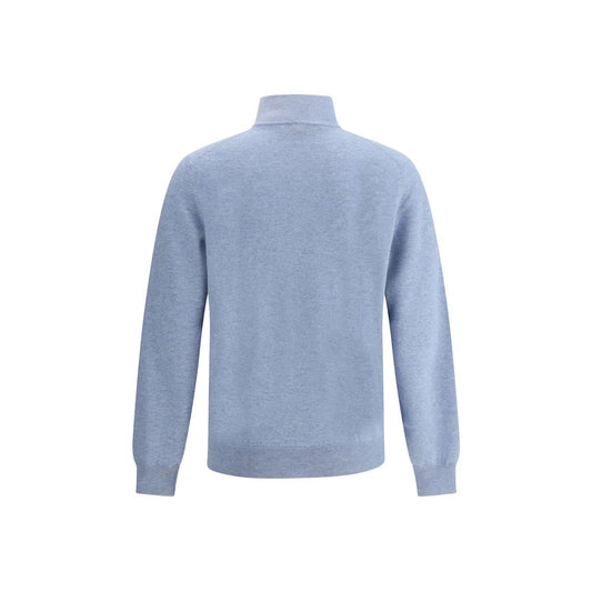 Brunello Cucinelli Hellblauer Kaschmir-Pullover
