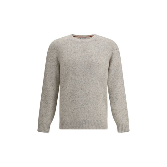 Brunello Cucinelli Graues Alpaka-Vicugna-Pacos-Sweatshirt