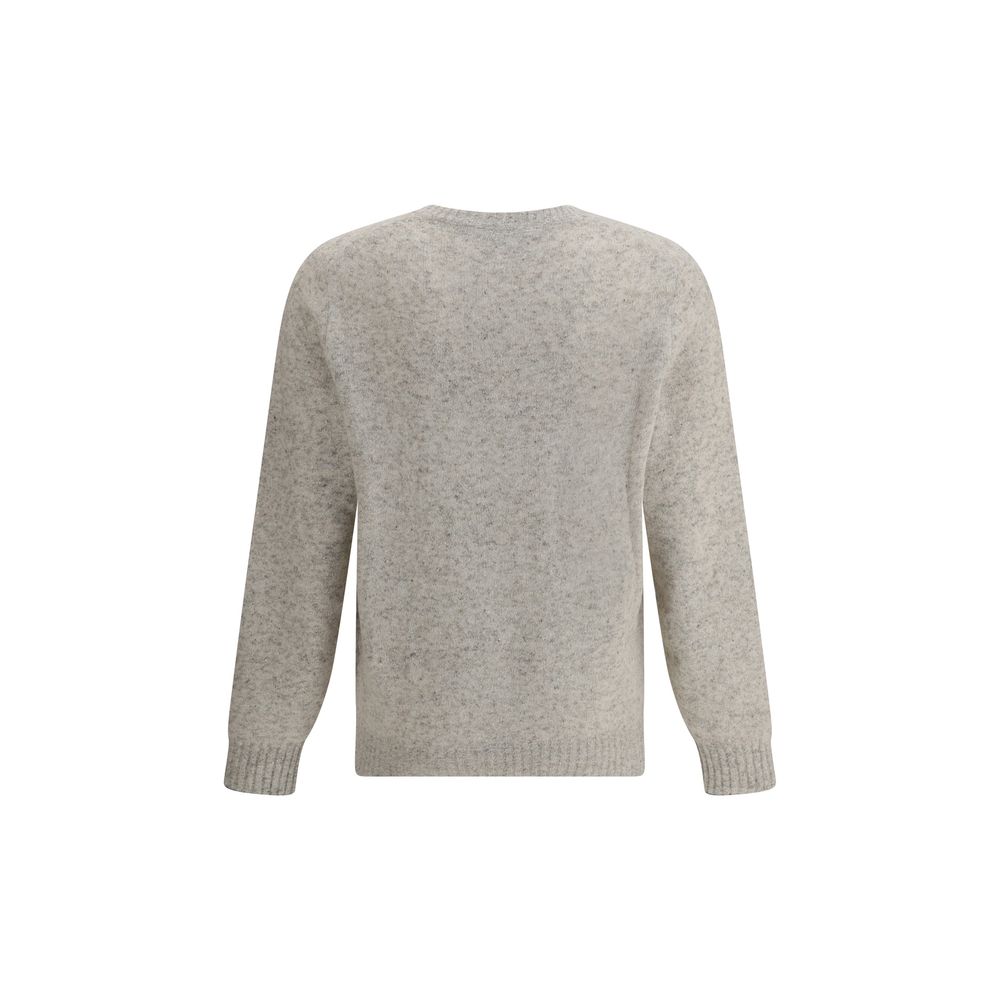Brunello Cucinelli Graues Alpaka-Vicugna-Pacos-Sweatshirt