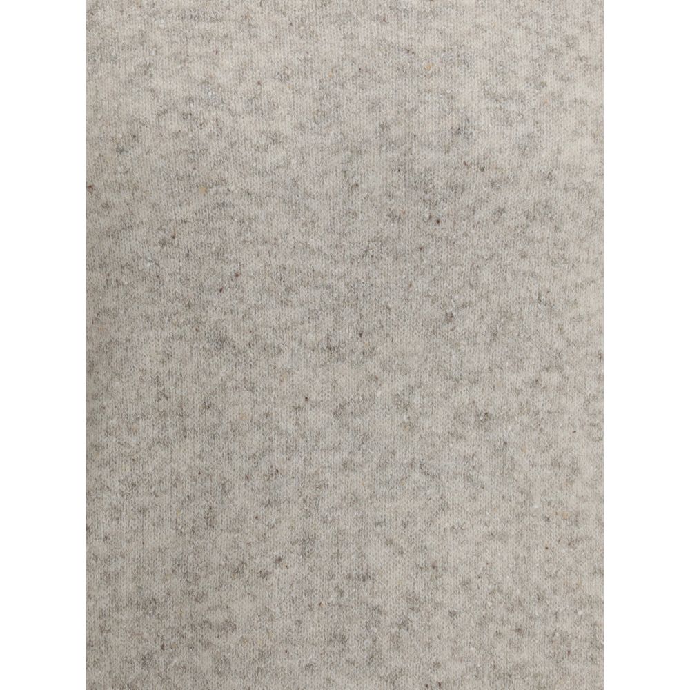 Brunello Cucinelli Graues Alpaka-Vicugna-Pacos-Sweatshirt