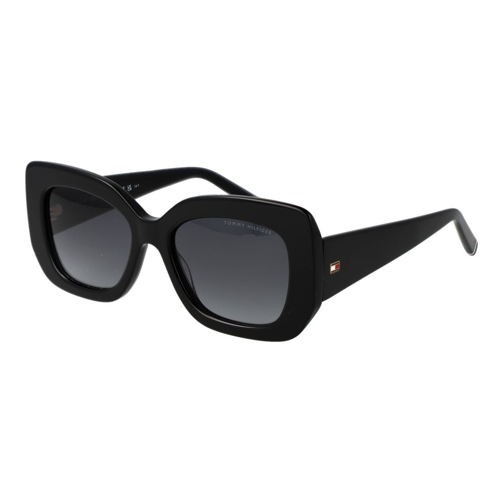 Tommy Hilfiger Schwarze Sonnenbrille aus Acetat