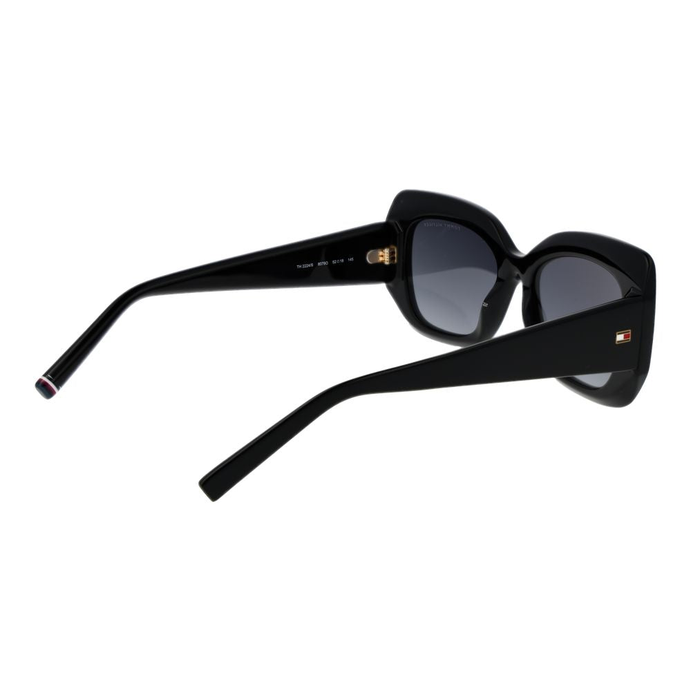Tommy Hilfiger Schwarze Sonnenbrille aus Acetat
