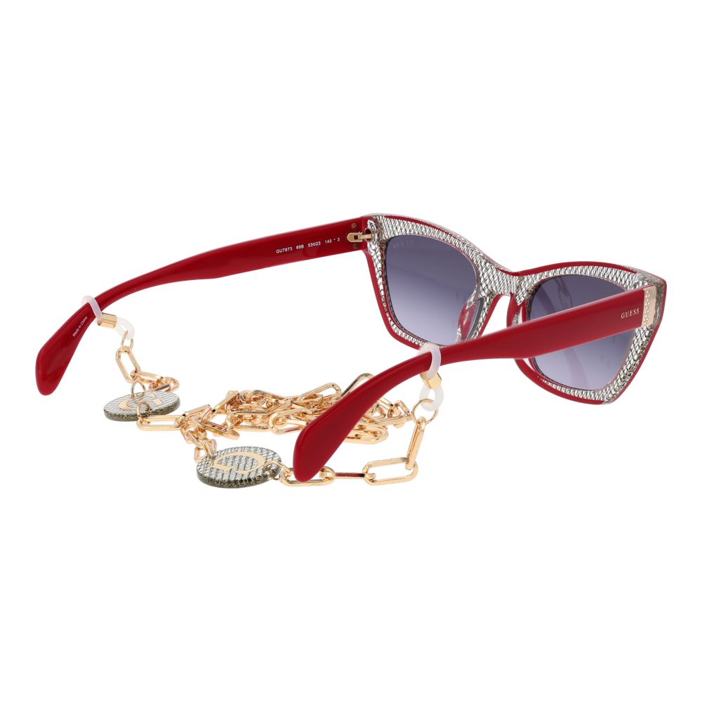 Guess Rote Sonnenbrille aus Kunststoff
