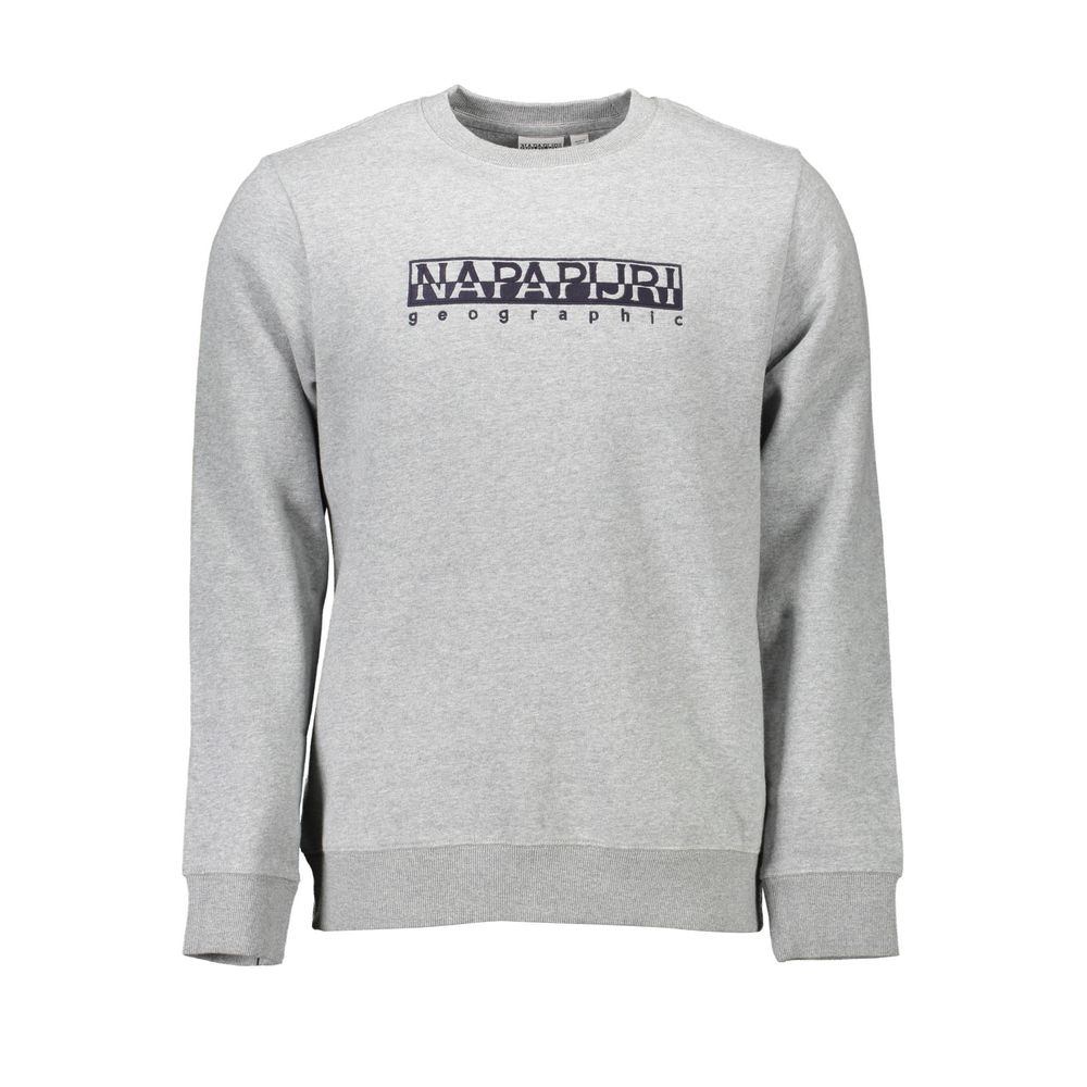 Napapijri Graues Baumwoll-Sweatshirt