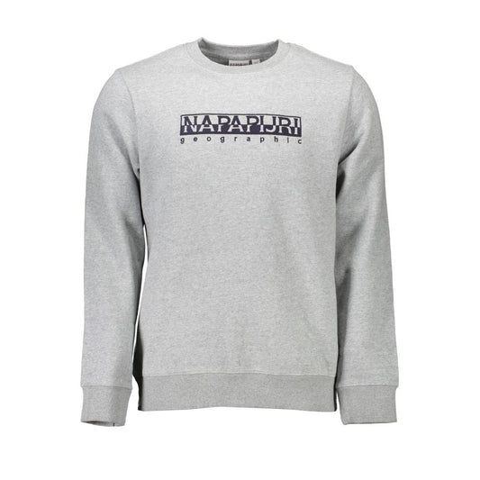 Napapijri Graues Baumwoll-Sweatshirt
