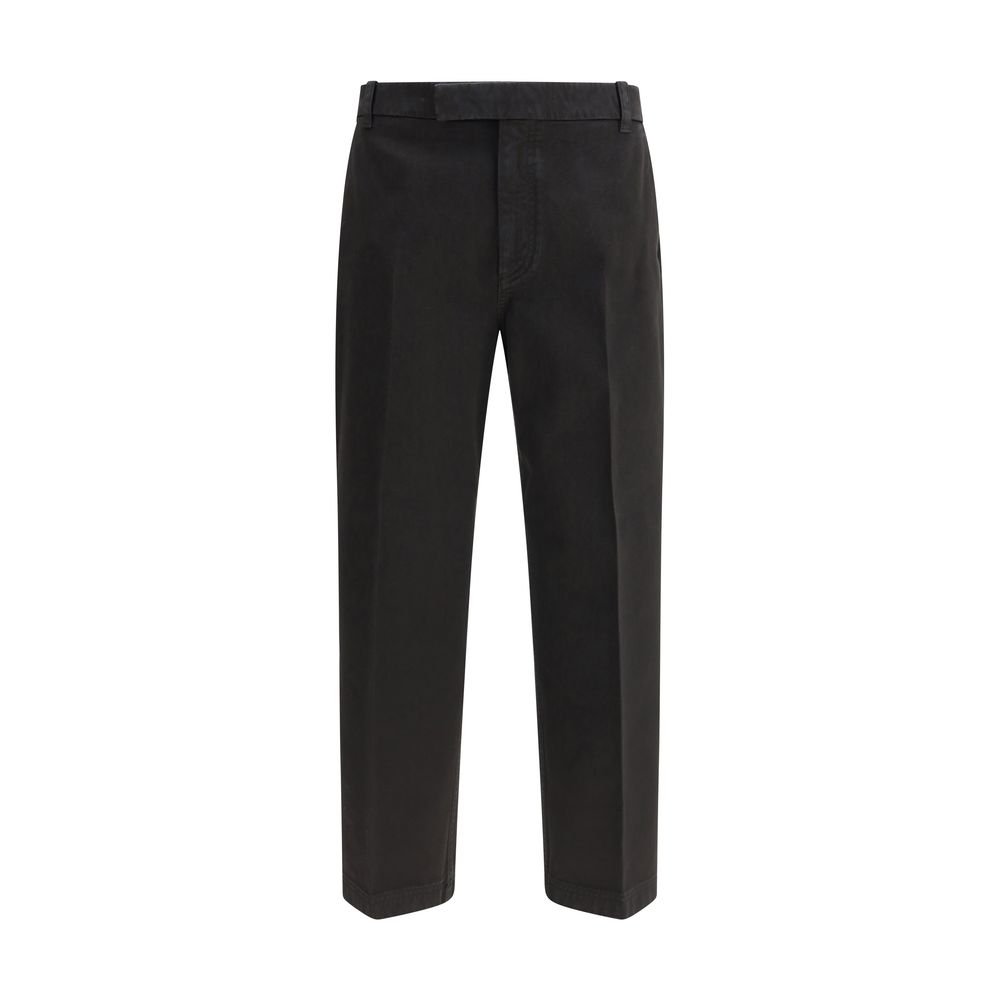 Thom Browne Schwarze Baumwoll-Hosen