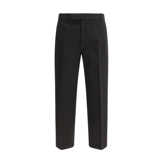 Thom Browne Schwarze Baumwoll-Hosen