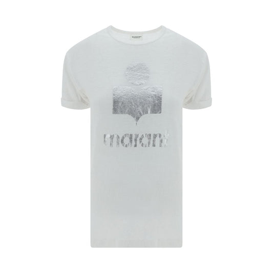 Marant Etoile Weißes Leinen-T-Shirt