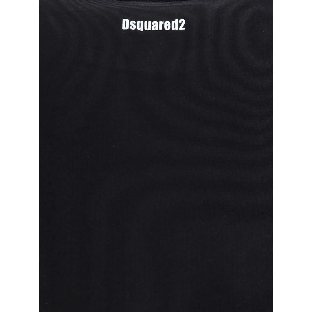 Dsquared² Baumwoll-T-Shirt in Schwarz