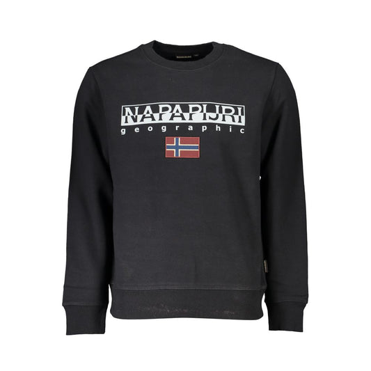 Napapijri Schwarzer Baumwoll-Sweatshirt