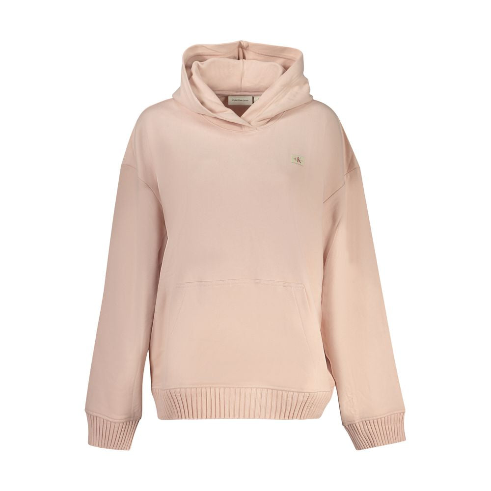 Calvin Klein Baumwoll-Sweatshirt in Rosa