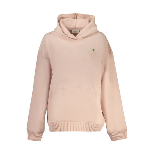 Calvin Klein Baumwoll-Sweatshirt in Rosa