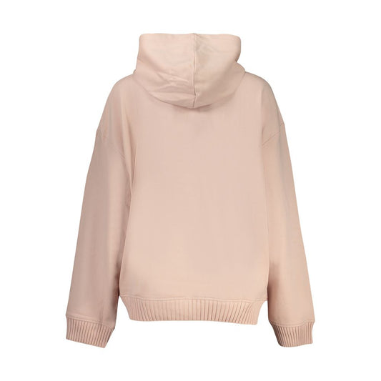 Calvin Klein Baumwoll-Sweatshirt in Rosa