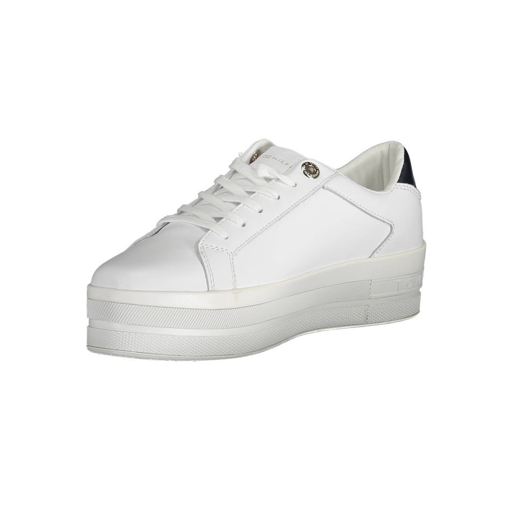 Tommy Hilfiger Sneaker aus weißem Polyester