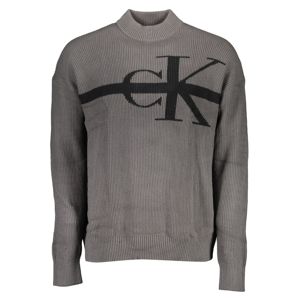Calvin Klein Grauer Baumwollpullover