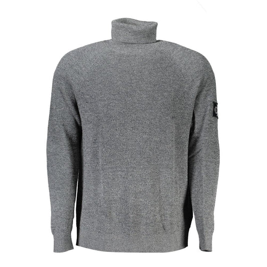 Calvin Klein Grauer Pullover aus Wolle