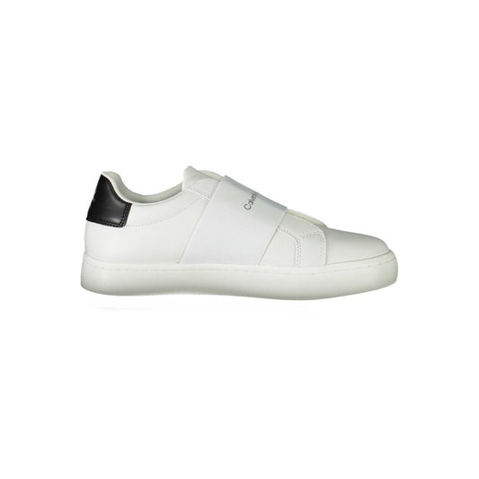 Calvin Klein Sneaker aus weißem Polyester
