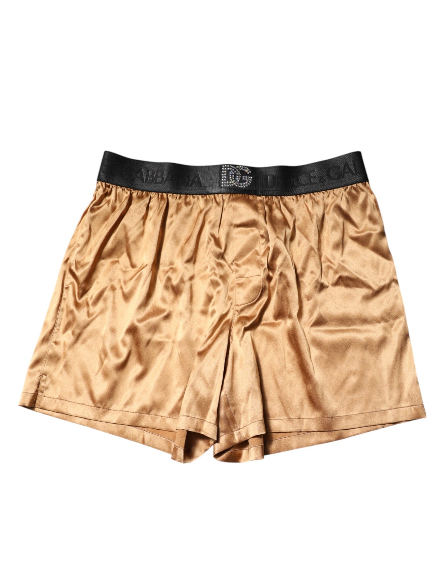 Dolce & Gabbana Beige Männer Regular Boxer Augenmaske Set Unterwäsche