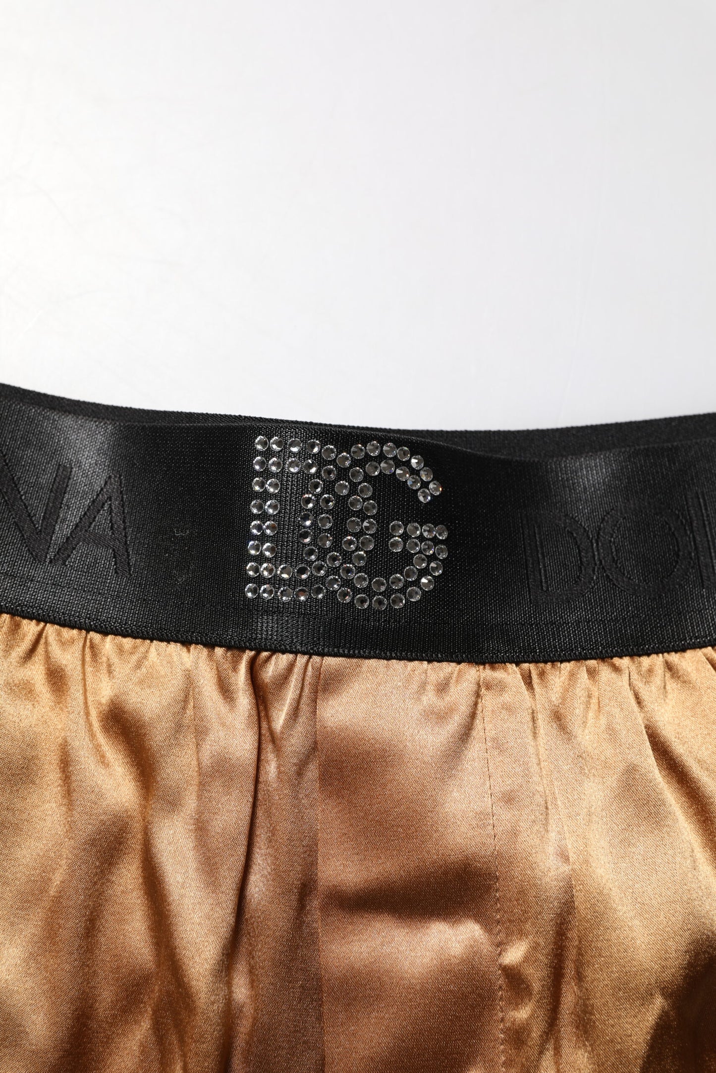 Dolce & Gabbana Beige Männer Regular Boxer Augenmaske Set Unterwäsche