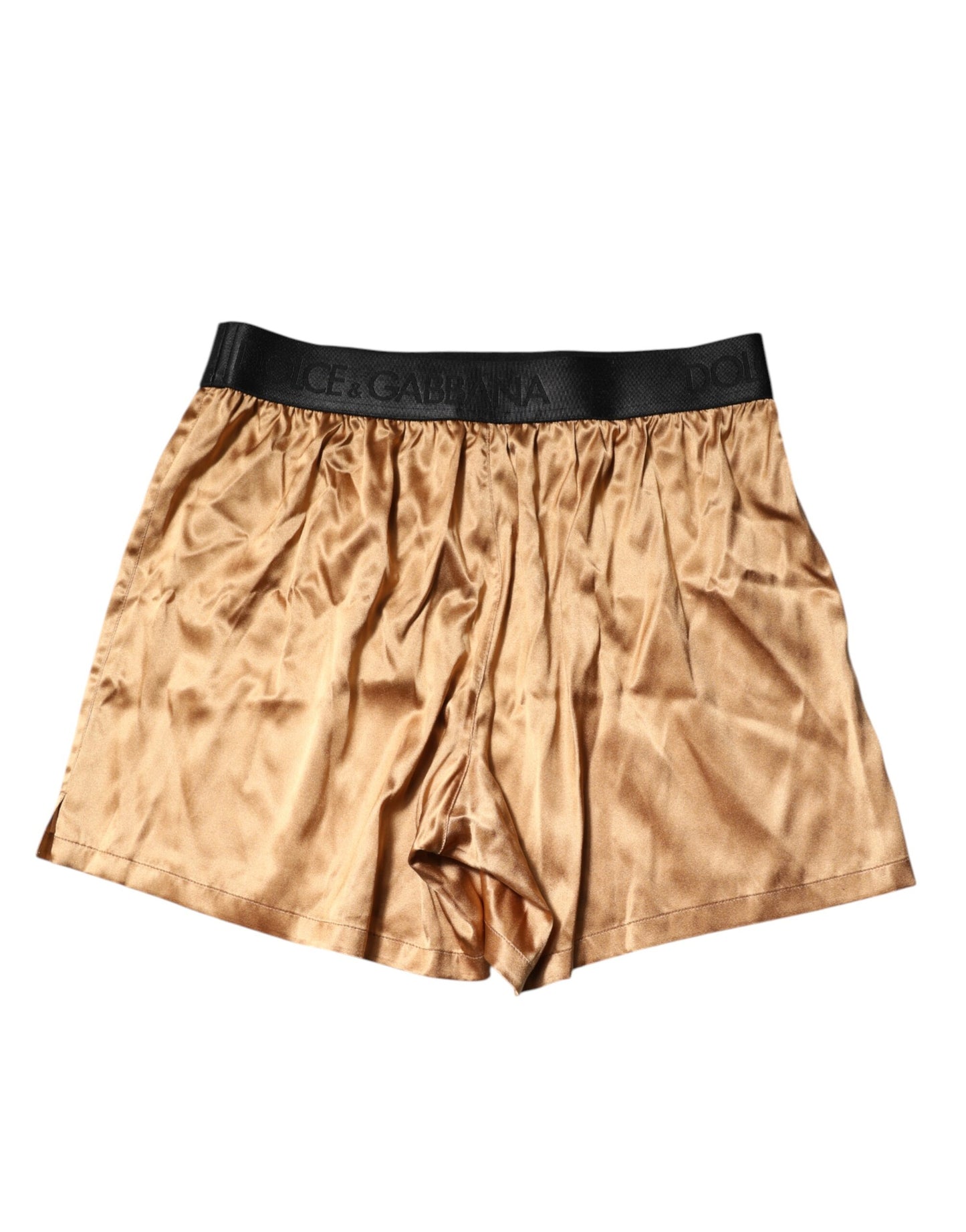 Dolce & Gabbana Beige Männer Regular Boxer Augenmaske Set Unterwäsche